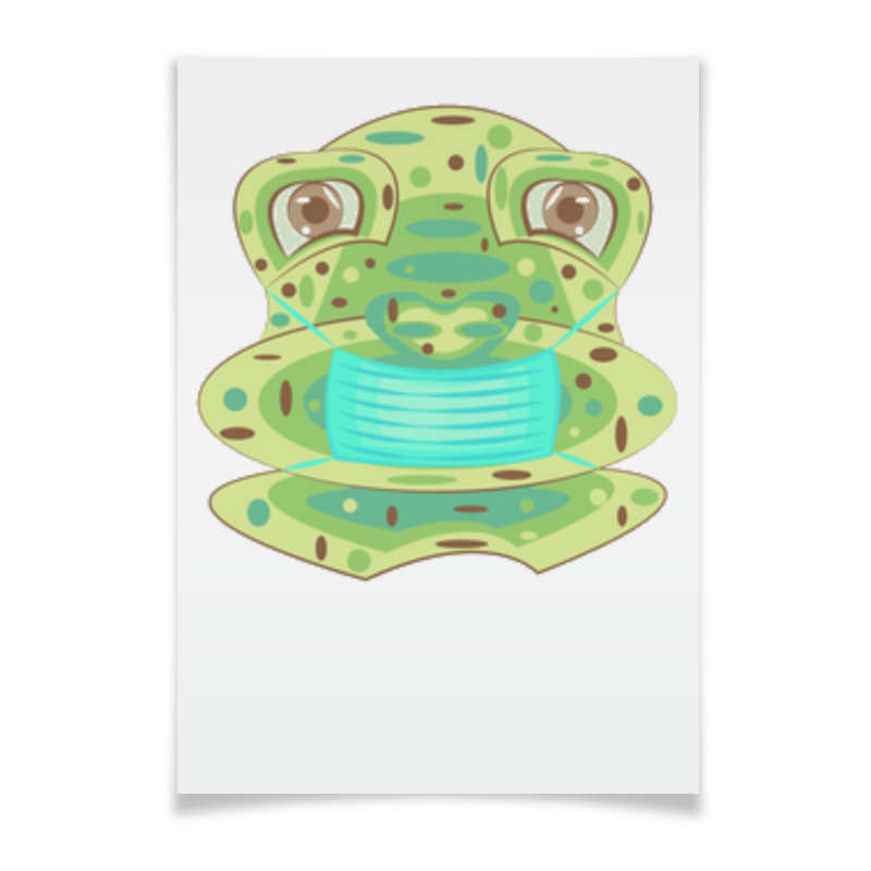 Printio Плакат A2(42×59) Жаба в маске printio плакат a2 42×59 жаба в маске
