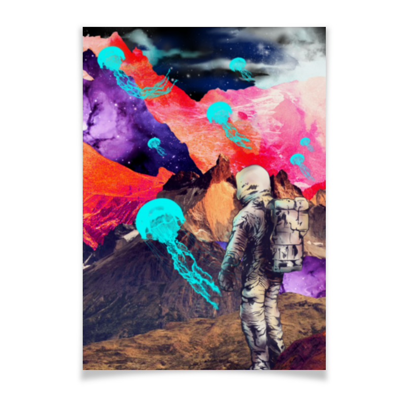 Printio Плакат A2(42×59) Фантастический ландшафт