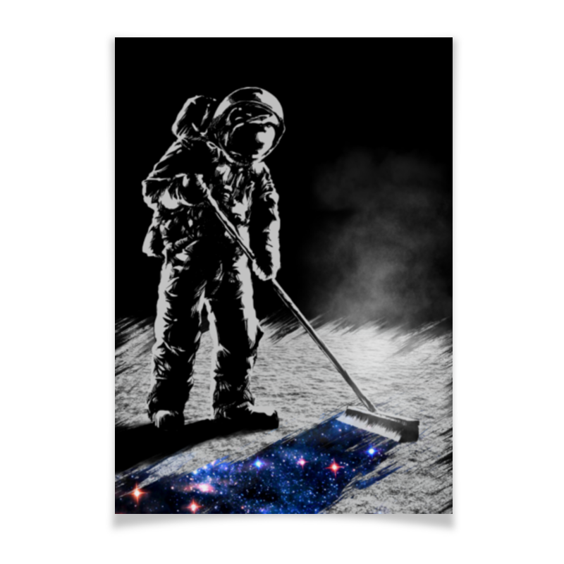 цена Printio Плакат A2(42×59) Космическая пыль