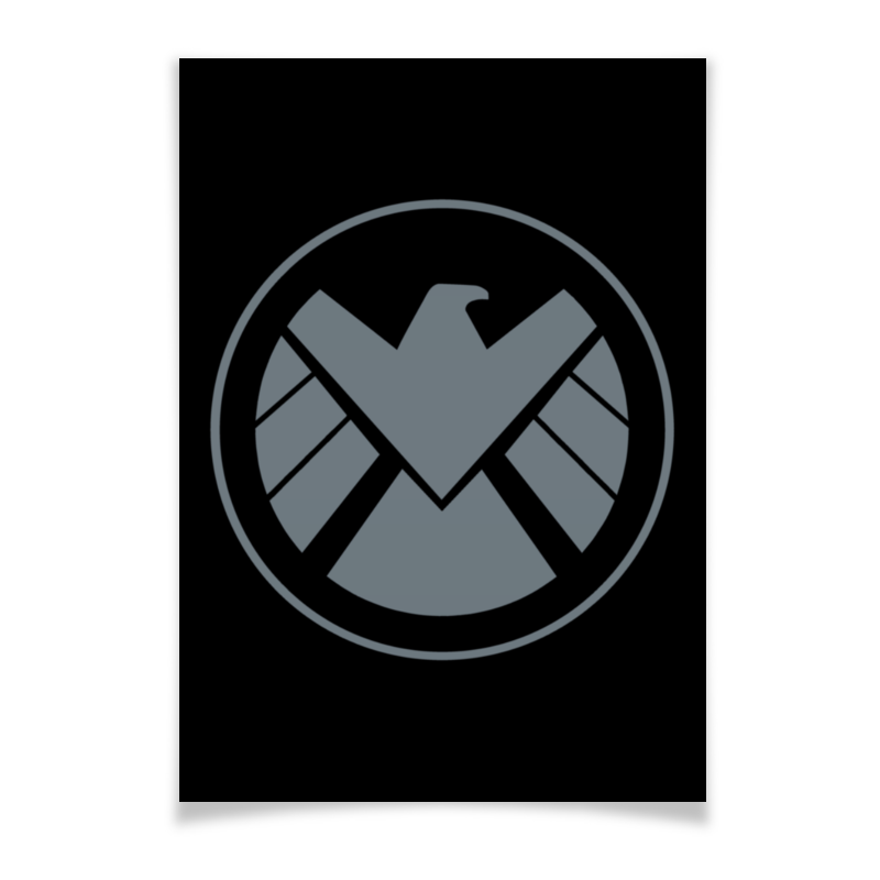 Printio Плакат A2(42×59) Avengers shield / мстители щит