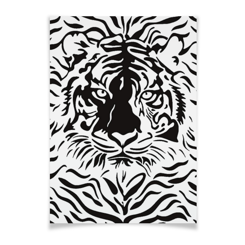 Printio Плакат A2(42×59) Взгляд тигра