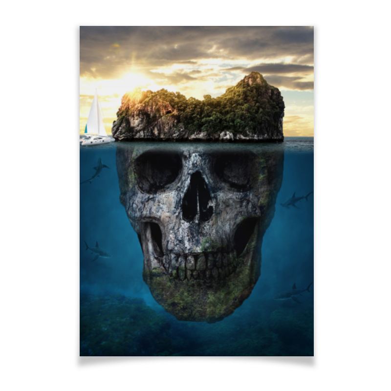Printio Плакат A2(42×59) Mysterious island