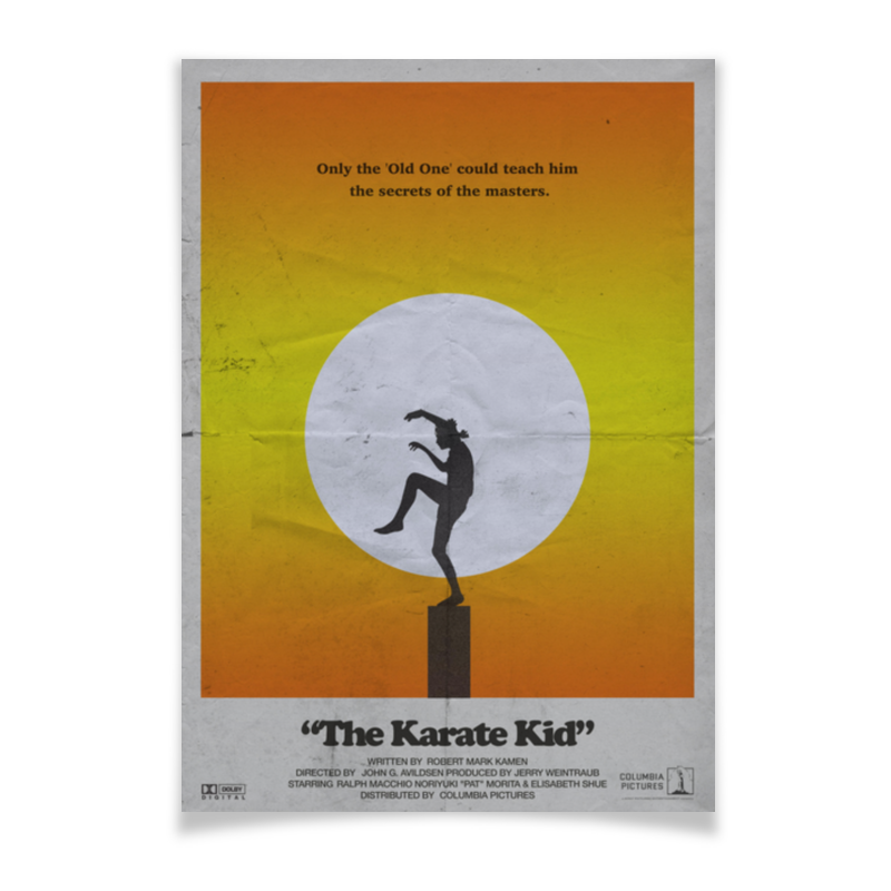 Printio Плакат A2(42×59) Парень-каратист / каратэ-пацан / the karate kid printio футболка классическая парень каратист каратэ пацан the karate kid