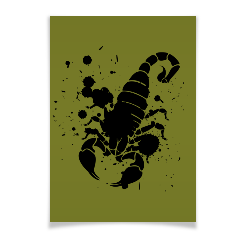 Printio Плакат A2(42×59) Скорпион (24.10-21.11)
