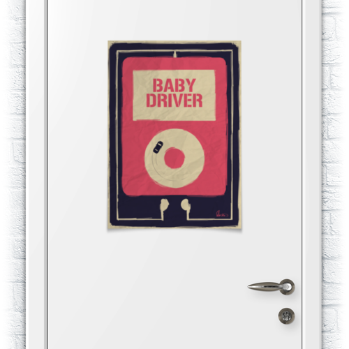 Заказать плакат в Москве. Плакат A2(42x59) Малыш на драйве / Baby Driver от kino.printio.ru - готовые дизайны и нанесение принтов.