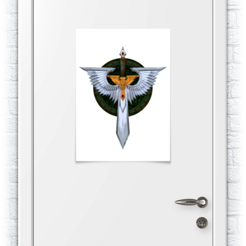 Заказать плакат в Москве. Плакат A2(42x59) Dark Angels от GeekFox  - готовые дизайны и нанесение принтов.