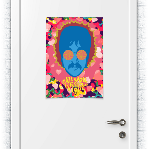Заказать плакат в Москве. Плакат A2(42x59) «Всё, что тебе нужно...» ко Дню влюблённых от Andy Quarry - готовые дизайны и нанесение принтов.