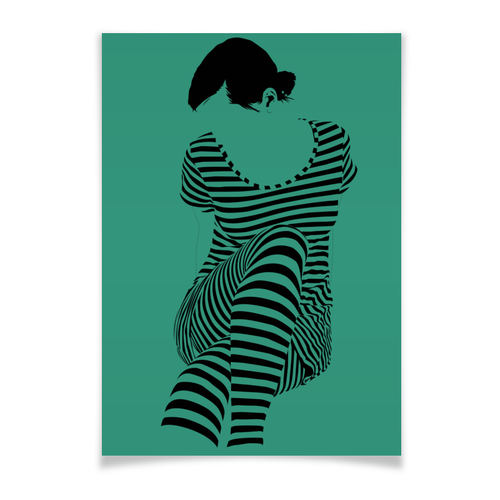 Заказать плакат в Москве. Плакат A2(42x59) "Раздвоение личности" от Apfelbaum - готовые дизайны и нанесение принтов.