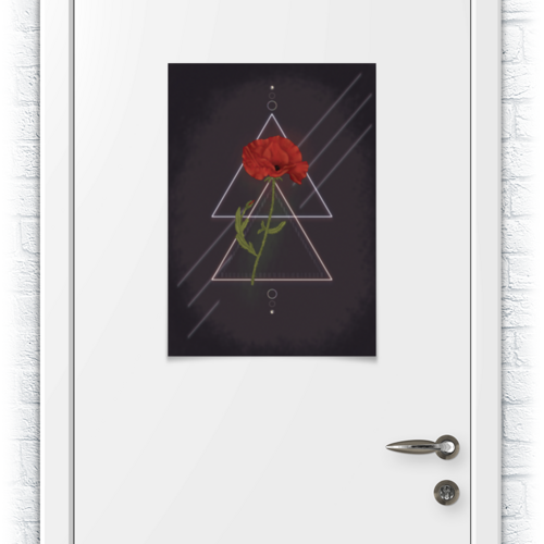 Заказать плакат в Москве. Плакат A2(42x59) Papaver от Дана Столыпина - готовые дизайны и нанесение принтов.