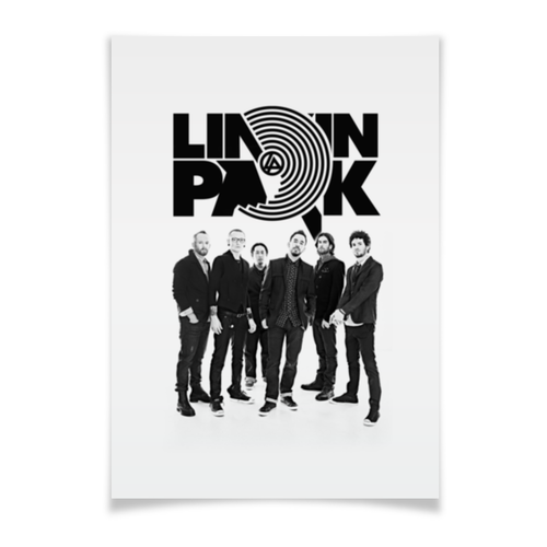 Заказать плакат в Москве. Плакат A2(42x59) Linkin Park от geekbox - готовые дизайны и нанесение принтов.