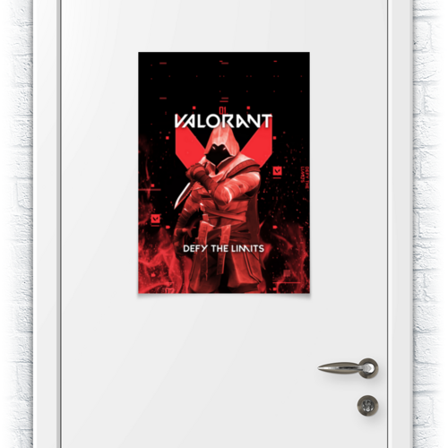 Заказать плакат в Москве. Плакат A2(42x59) VALORANT OMEN  от geekbox - готовые дизайны и нанесение принтов.