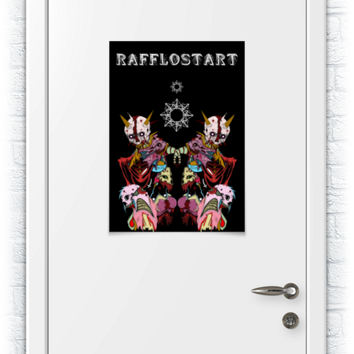Заказать плакат в Москве. Плакат A2(42x59) RAFFLOSTART от Rafflostart Karle - готовые дизайны и нанесение принтов.