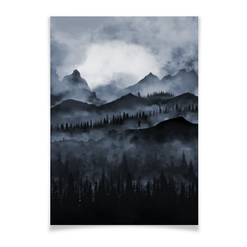 Заказать плакат в Москве. Плакат A2(42x59) Бег и Ориентирование от oneredfoxstore@gmail.com - готовые дизайны и нанесение принтов.