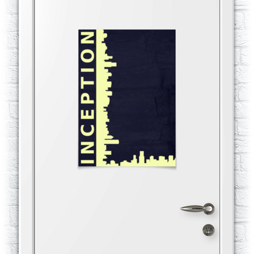 Заказать плакат в Москве. Плакат A2(42x59) Начало / Inception от kino.printio.ru - готовые дизайны и нанесение принтов.