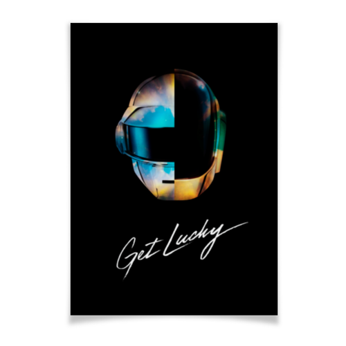 Заказать плакат в Москве. Плакат A2(42x59) Daft Punk от geekbox - готовые дизайны и нанесение принтов.