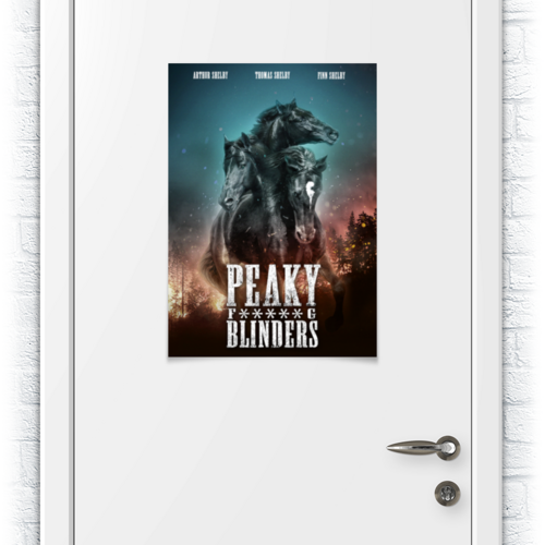 Заказать плакат в Москве. Плакат A2(42x59) Острые козырьки / Peaky Blinders от kino.printio.ru - готовые дизайны и нанесение принтов.