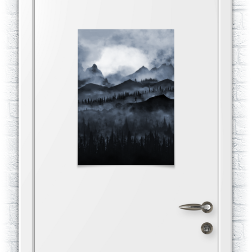 Заказать плакат в Москве. Плакат A2(42x59) Бег и Ориентирование от oneredfoxstore@gmail.com - готовые дизайны и нанесение принтов.