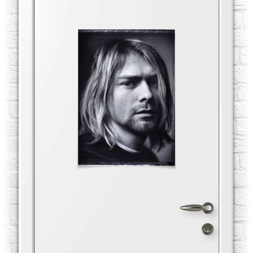 Заказать плакат в Москве. Плакат A2(42x59) Kurt Cobain от Jimmy Flash - готовые дизайны и нанесение принтов.