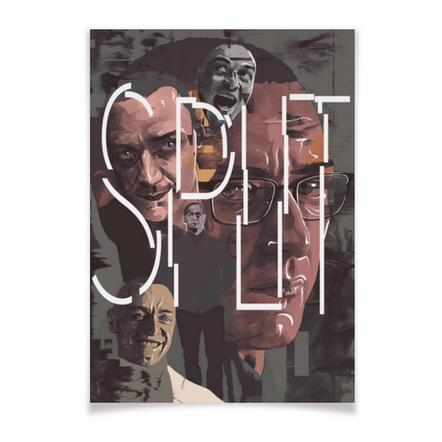 Заказать плакат в Москве. Плакат A2(42x59) Сплит / Split от kino.printio.ru - готовые дизайны и нанесение принтов.