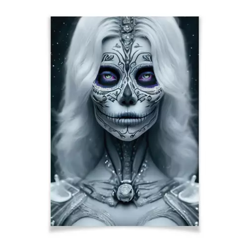 Заказать плакат в Москве. Плакат A2(42x59) Dia De Los Muertos от Дана Столыпина - готовые дизайны и нанесение принтов.