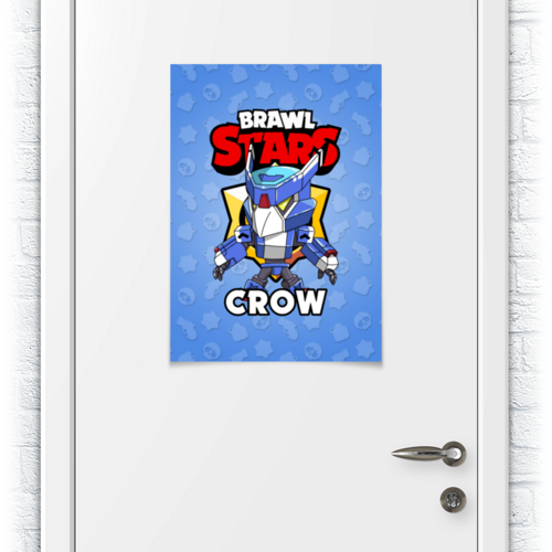 Заказать плакат в Москве. Плакат A2(42x59) BRAWL STARS CROW от geekbox - готовые дизайны и нанесение принтов.