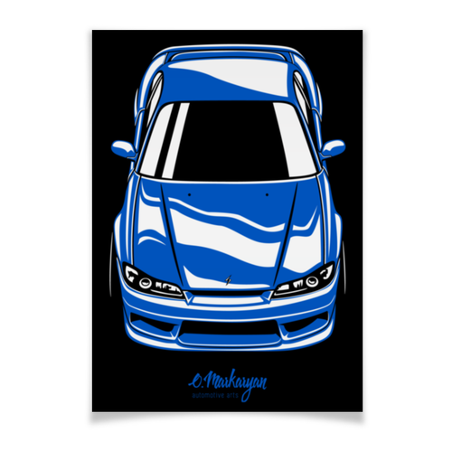 Заказать плакат в Москве. Плакат A2(42x59) Silvia S15 от Oleg Markaryan - готовые дизайны и нанесение принтов.