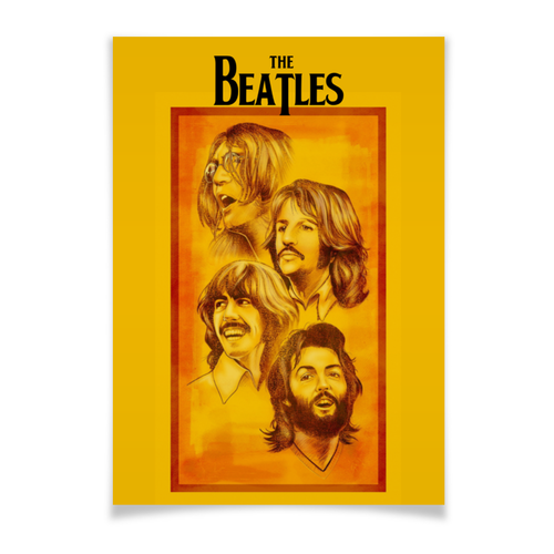 Заказать плакат в Москве. Плакат A2(42x59) The Beatles от Leichenwagen - готовые дизайны и нанесение принтов.