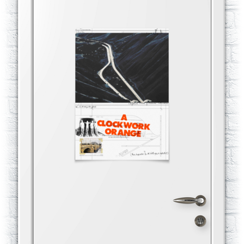 Заказать плакат в Москве. Плакат A2(42x59) Заводной апельсин / A Clockwork Orange от kino.printio.ru - готовые дизайны и нанесение принтов.