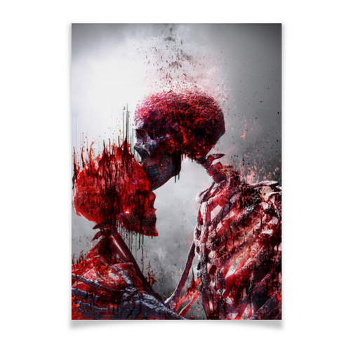 Заказать плакат в Москве. Плакат A2(42x59) Последний поцелуй от Дана Столыпина - готовые дизайны и нанесение принтов.