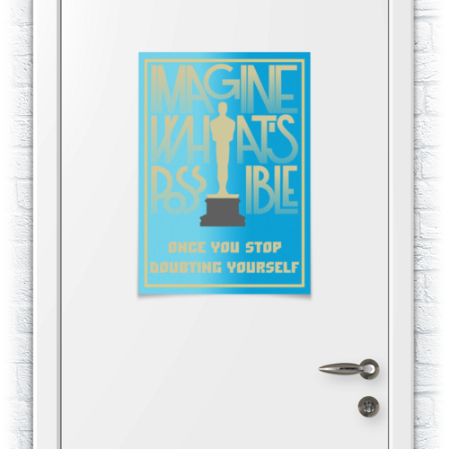 Заказать плакат в Москве. Плакат A2(42x59) «Imagine What's Possible...» от Andy Quarry - готовые дизайны и нанесение принтов.
