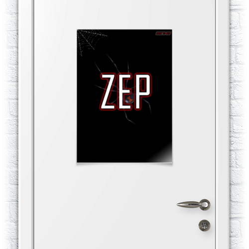 Заказать плакат в Москве. Плакат A2(42x59) Плакат born to win (ZEP) от Егор Зюкин - готовые дизайны и нанесение принтов.