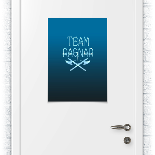 Заказать плакат в Москве. Плакат A2(42x59) Team Ragnar от fattanirvana - готовые дизайны и нанесение принтов.