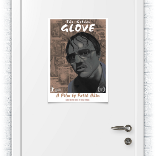 Заказать плакат в Москве. Плакат A2(42x59) Золотая перчатка / The Golden Glove от kino.printio.ru - готовые дизайны и нанесение принтов.