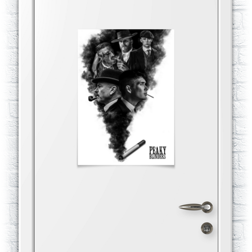 Заказать плакат в Москве. Плакат A2(42x59) Острые козырьки / Peaky Blinders от kino.printio.ru - готовые дизайны и нанесение принтов.
