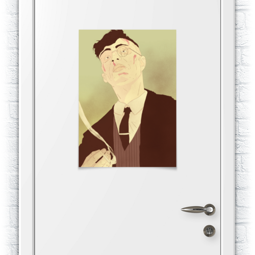 Заказать плакат в Москве. Плакат A2(42x59) Острые козырьки / Peaky Blinders от kino.printio.ru - готовые дизайны и нанесение принтов.