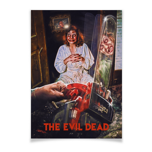 Заказать плакат в Москве. Плакат A2(42x59) Зловещие мертвецы / The Evil Dead от kino.printio.ru - готовые дизайны и нанесение принтов.