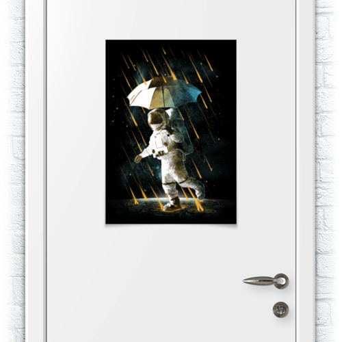 Заказать плакат в Москве. Плакат A2(42x59) Метеоритный дождь от Space Art - готовые дизайны и нанесение принтов.