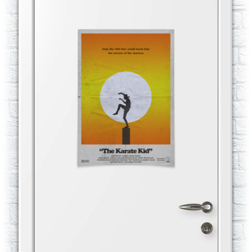 Заказать плакат в Москве. Плакат A2(42x59) Парень-каратист / Каратэ-пацан / The Karate Kid от kino.printio.ru - готовые дизайны и нанесение принтов.