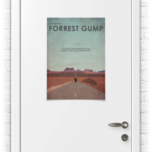 Заказать плакат в Москве. Плакат A2(42x59) Форрест Гамп / Forrest Gump от kino.printio.ru - готовые дизайны и нанесение принтов.