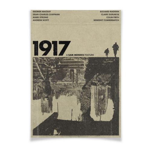 Заказать плакат в Москве. Плакат A2(42x59) 1917 / Одна тысяча девятьсот семнадцатый от kino.printio.ru - готовые дизайны и нанесение принтов.