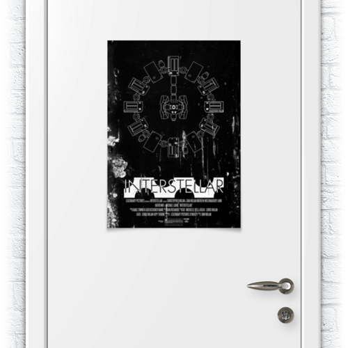 Заказать плакат в Москве. Плакат A2(42x59) Интерстеллар / Interstellar от kino.printio.ru - готовые дизайны и нанесение принтов.