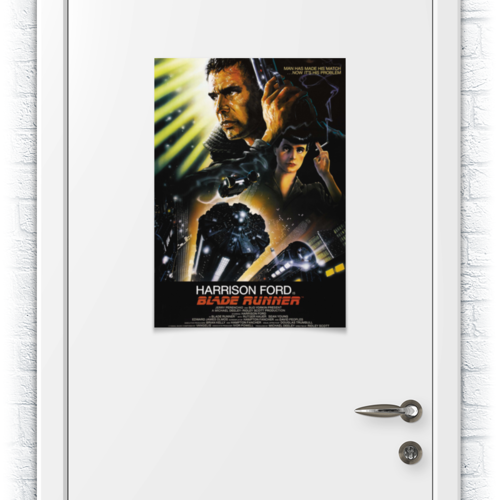 Заказать плакат в Москве. Плакат A2(42x59) Бегущий по лезвию / Blade Runner от kino.printio.ru - готовые дизайны и нанесение принтов.