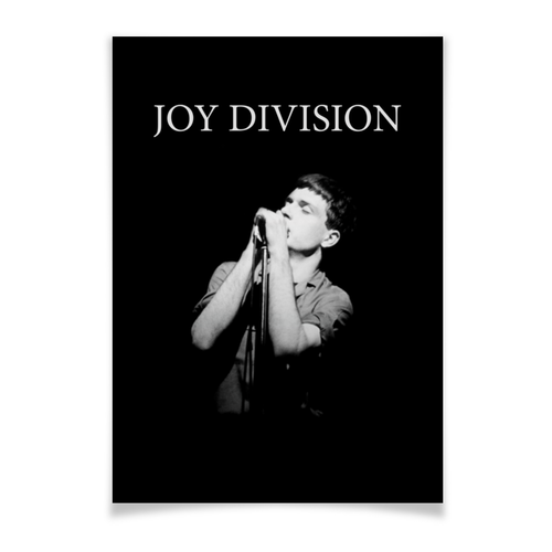 Заказать плакат в Москве. Плакат A2(42x59) Иен Кёртис. Joy Division от geekbox - готовые дизайны и нанесение принтов.