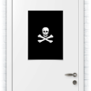 Заказать плакат в Москве. Плакат A2(42x59) "Весёлый Роджер - Jolly Roger" от Интернет-магазин "RockStoreOnline" - готовые дизайны и нанесение принтов.