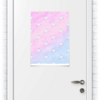 Заказать плакат в Москве. Плакат A2(42x59) Единорожки в облаках от francuaze1@gmail.com - готовые дизайны и нанесение принтов.