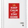 Заказать плакат в Москве. Плакат A2(42x59) Keep Calm and Stay Home от Andy Quarry - готовые дизайны и нанесение принтов.