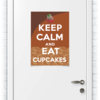 Заказать плакат в Москве. Плакат A2(42x59) «Keep calm and eat cupcakes» от Andy Quarry - готовые дизайны и нанесение принтов.