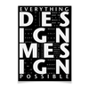 Заказать плакат в Москве. Плакат A2(42x59) D.M.E.P. poster #1 от DesignMesign  - готовые дизайны и нанесение принтов.