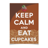 Заказать плакат в Москве. Плакат A2(42x59) «Keep calm and eat cupcakes» от Andy Quarry - готовые дизайны и нанесение принтов.