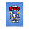 Заказать плакат в Москве. Плакат A2(42x59) BRAWL STARS CROW от geekbox - готовые дизайны и нанесение принтов.